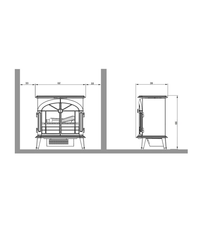 Dimplex Stockbridge Opti-Myst