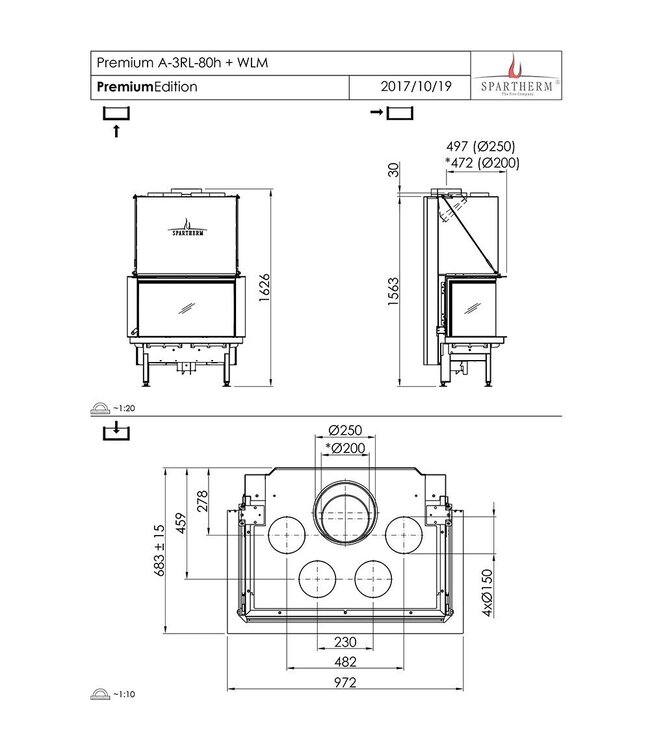 Spartherm Premium Triple 80x41x50
