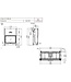 Spartherm Linear Front 100x70 (vaste greep)