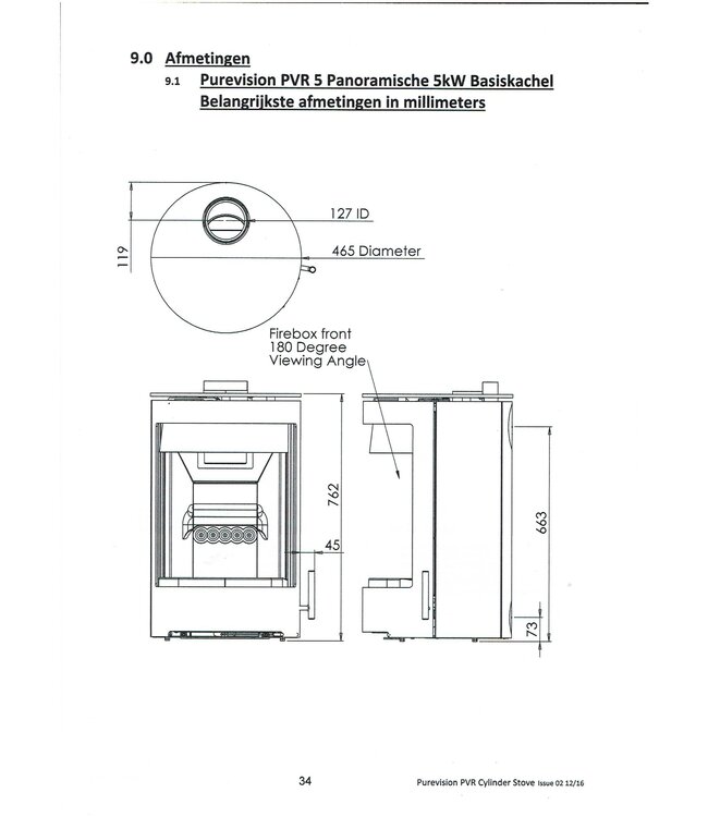 Charlton & Jenrick Purevision vrijstaand rond model
