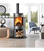 Charlton & Jenrick Purevision vrijstaand rond model laag open houtvak