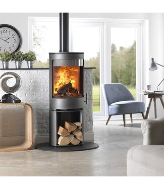 Charlton & Jenrick Purevision vrijstaand rond model hoog open houtvak Charlton & Jenrick Purevision vrijstaand rond model hoog open houtvak