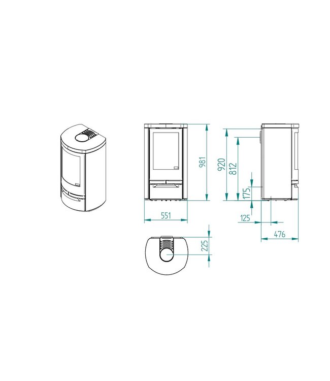 Jydepejsen Cosmo 971 Speksteen