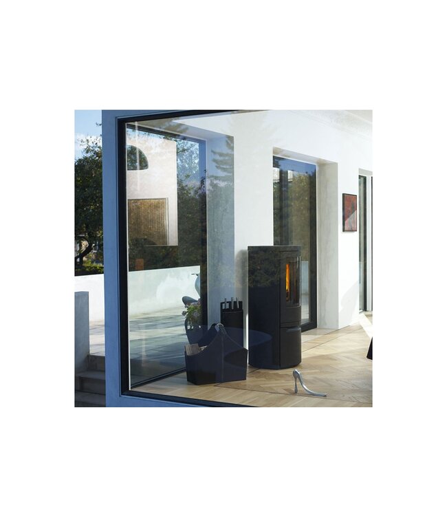 Jydepejsen Jydepejsen Cosmo 1147 – Stijlvolle houtkachel in staal of speksteen, diverse kleuren