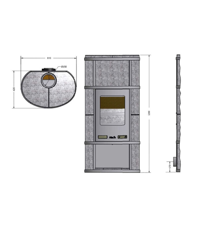 Altech Ecosy Plus Pelletkachel
