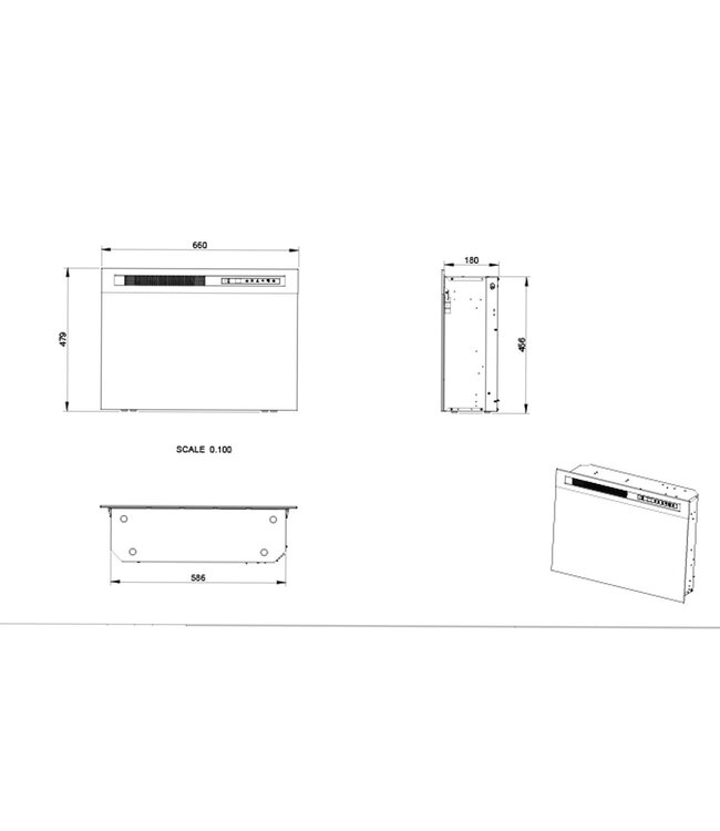 Dimplex Firebox XHD26 elektrische haard