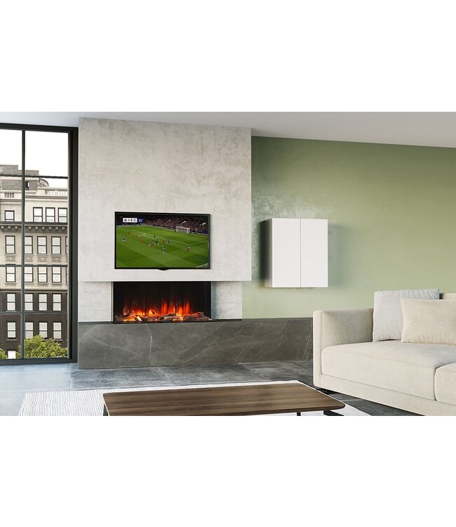 Charlton & Jenrick Polaris 1000mm Elektrische Haard Tweezijdig