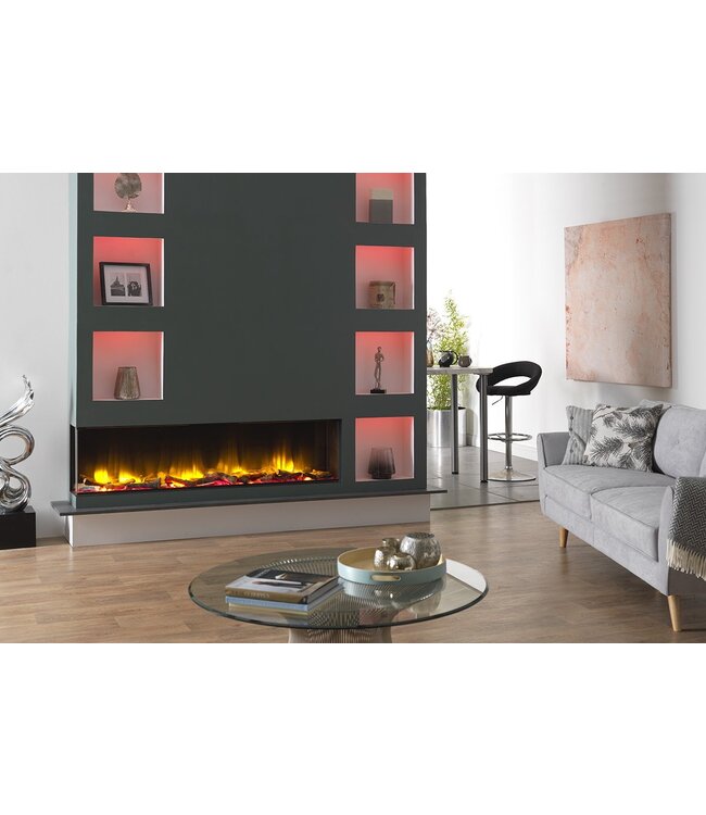 Charlton & Jenrick Polaris 1600mm Elektrische Haard Front