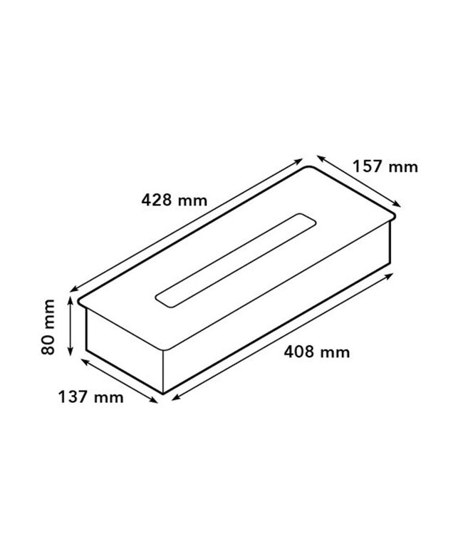 Xaralyn bio-ethanol brander S met lip
