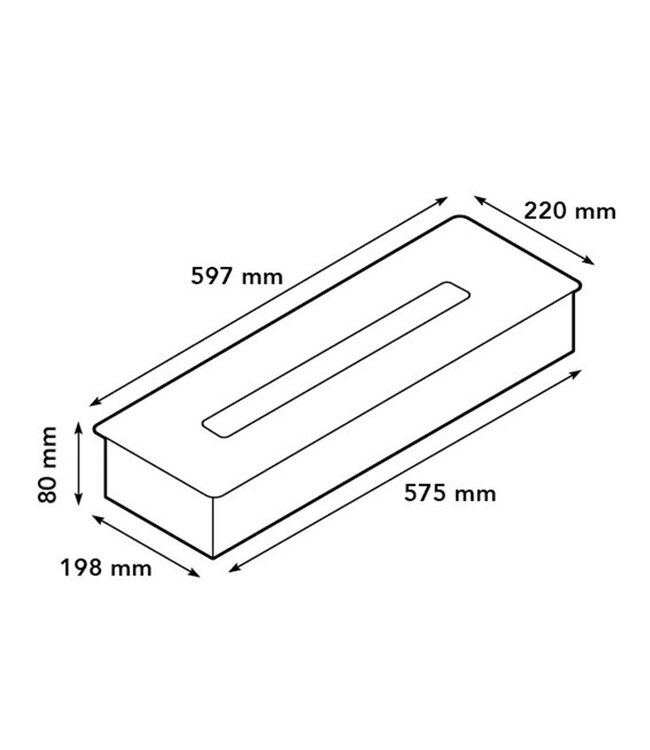Xaralyn bio-ethanol brander L met lip