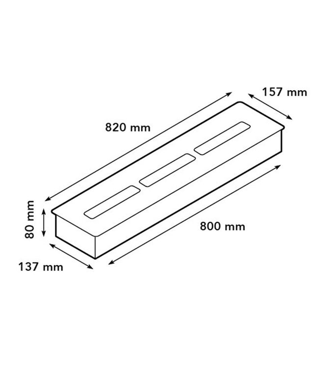 Xaralyn bio-ethanol brander XL met lip