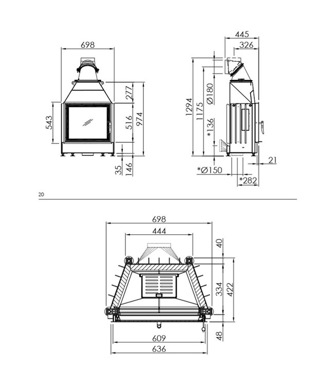 Spartherm Swing Front 60x51