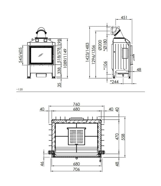 Spartherm Swing Front 67x57