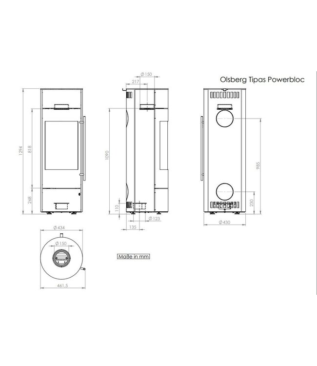 Olsberg Tipas POWERBLOC! Compact