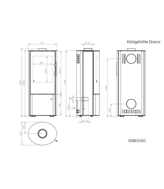 Olsberg Draco M Glasdeur