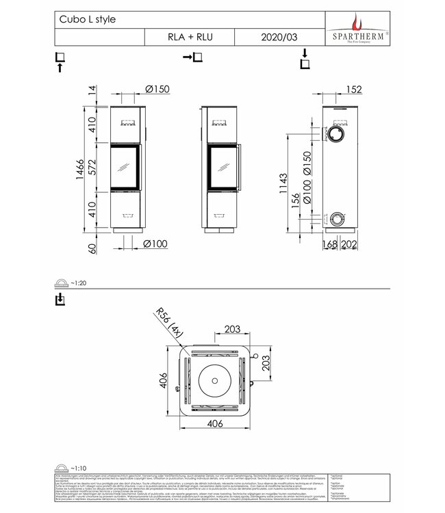 Spartherm Cubo L Style