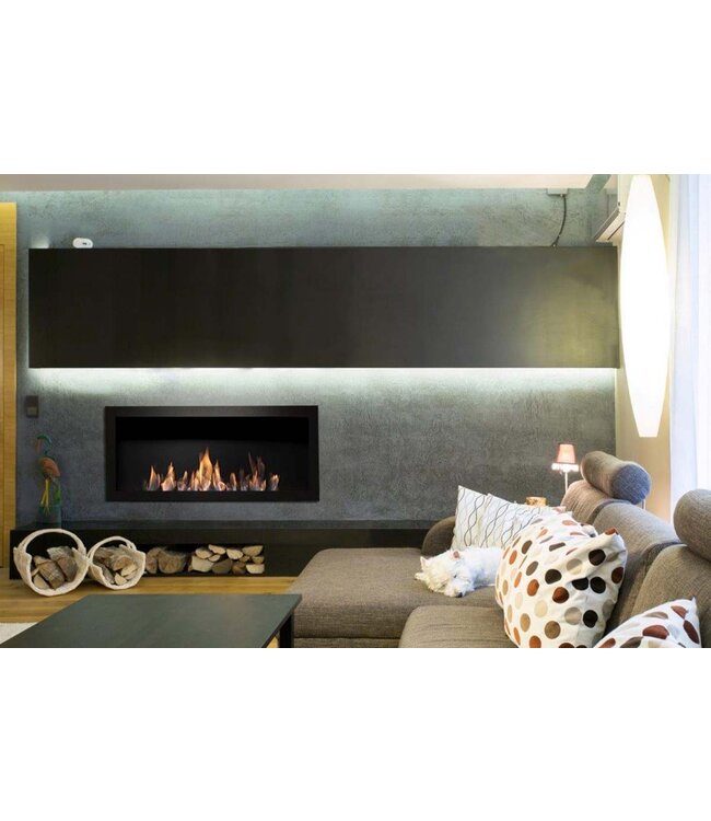 Icon Fires Slimline Firebox 1350 met Slimline 1100 Brander