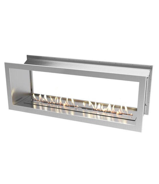 Icon Fires Double Sided Slimline Firebox 1650 met Slimline 1400 Brander
