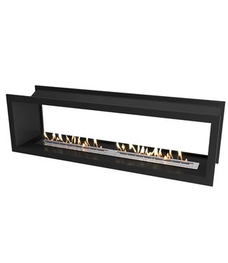 Icon Fires Double Sided Slimline Firebox 2000 met 2x Slimline 800 Brander