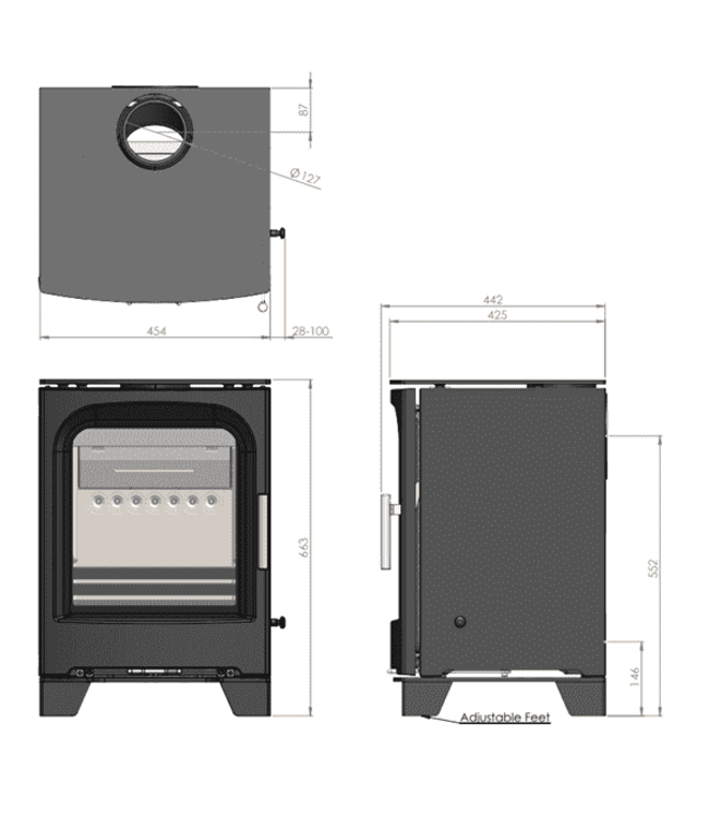 Charlton & Jenrick Purevision Countryman (excl. pootjes of houtvak)