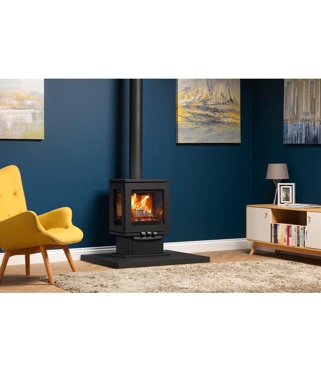 Charlton & Jenrick Purevision LPV5 houtkachel op voetstuk