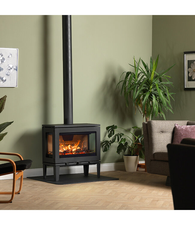 Charlton & Jenrick Purevision LPV8 houtkachel op pootjes