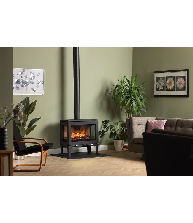 Charlton & Jenrick Purevision LPV8 houtkachel op pootjes