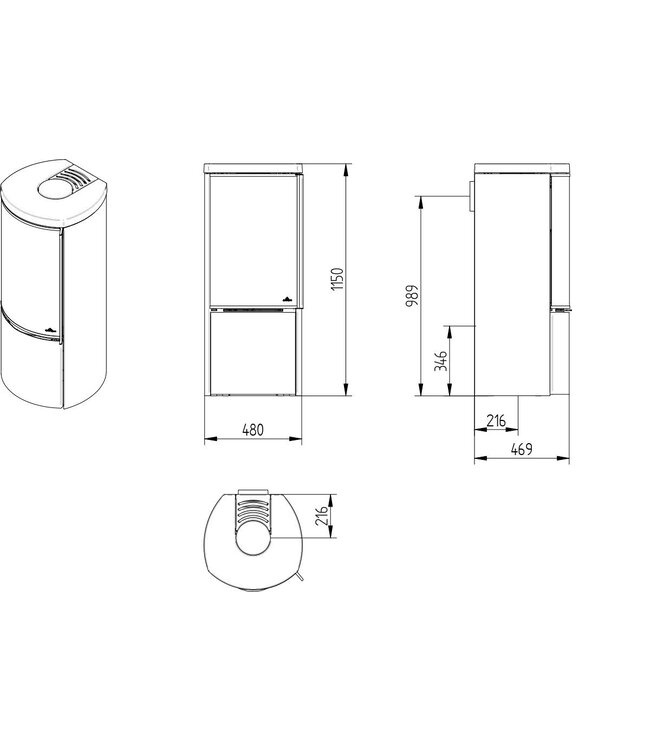 Jydepejsen Cozy Modern Speksteen met zijruiten