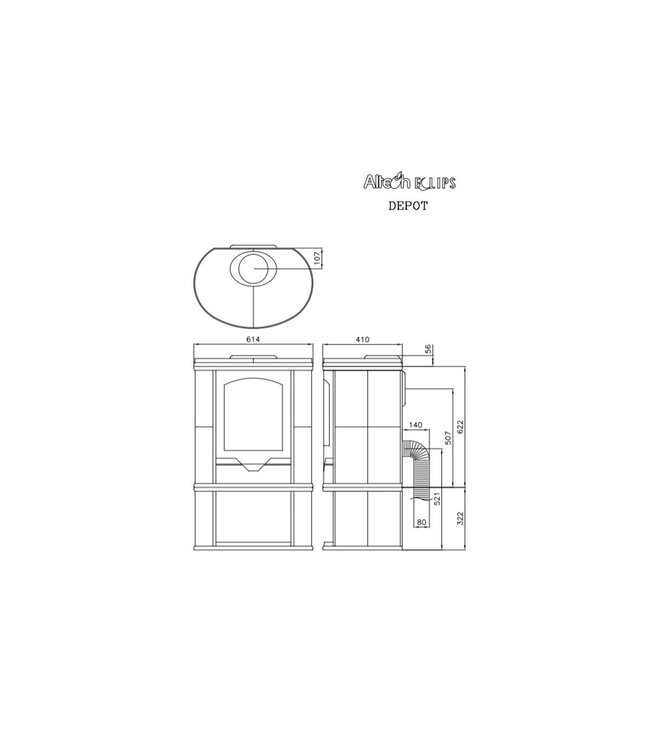 Altech Eclips Depot (zwart)