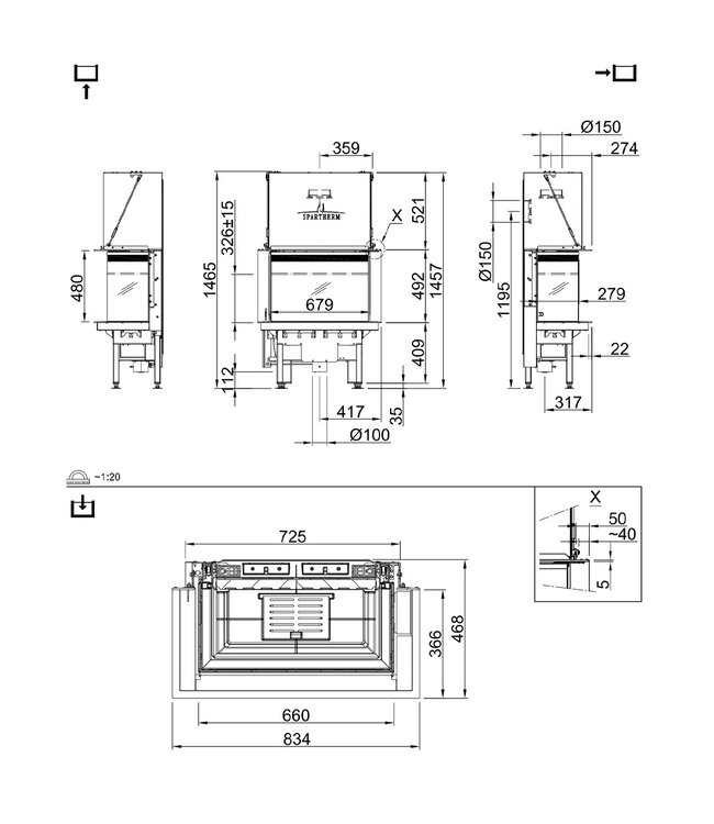 Lean Triple 68x28x48