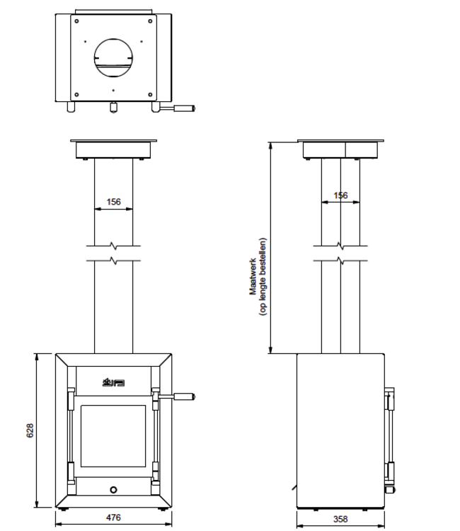 Jacobus 6 Kwadraat hangend front