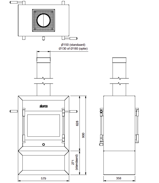 Jacobus 9 Kwadraat vrijstaand tunnel