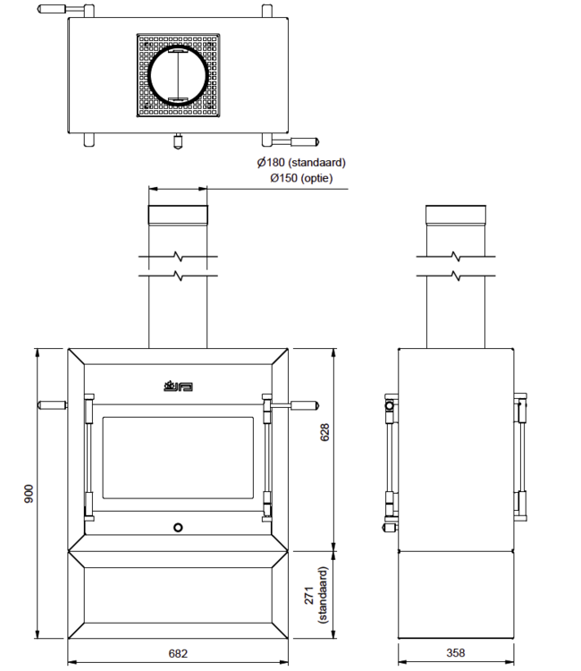 Jacobus 12 Kwadraat vrijstaand tunnel