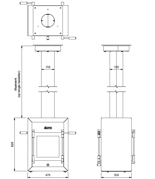 Jacobus 6 Kwadraat hangend tunnel