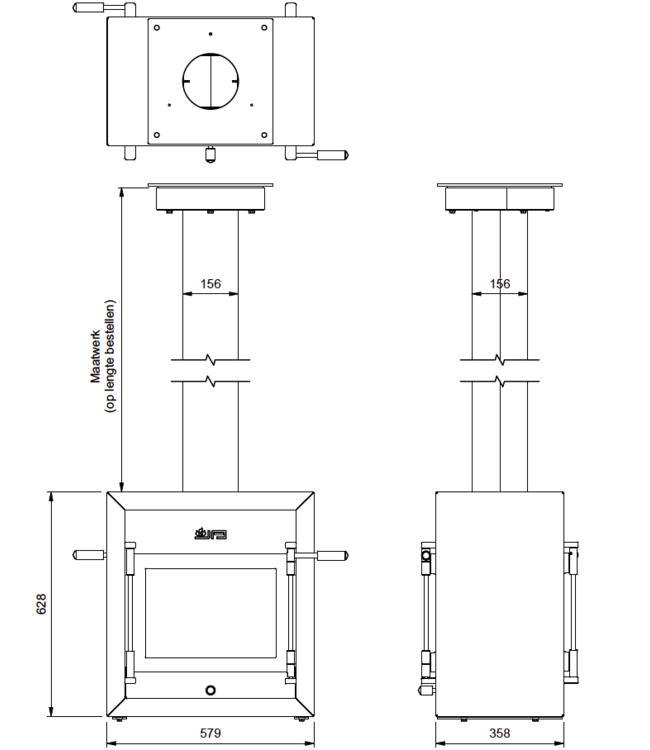 Jacobus 9 Kwadraat hangend tunnel