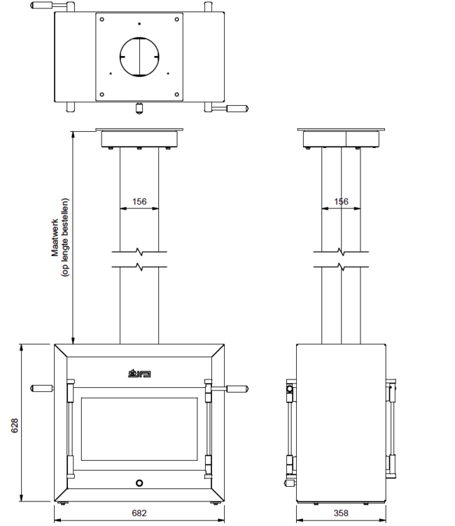Jacobus 12 Kwadraat hangend tunnel