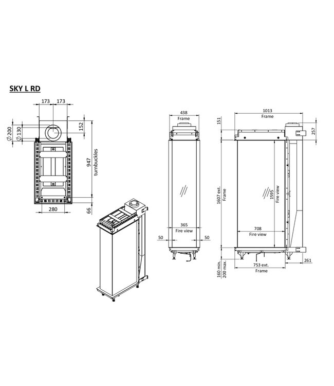 Element4 Sky Large Roomdivider Bio