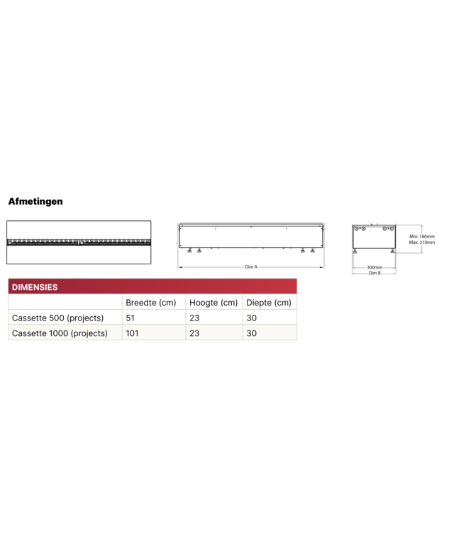 Dimplex Cassette 1000 Projects Multi Colour Optimyst