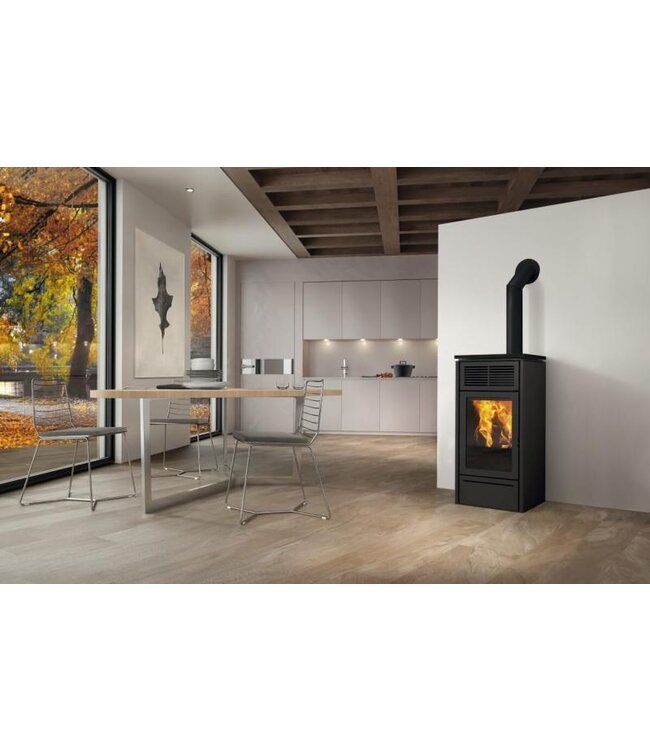 Edilkamin Edilkamin Slide 2.5 UP pelletkachel – 5,1 kW met WiFi en schuifblad