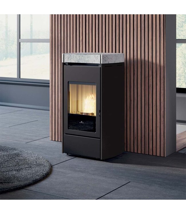 Edilkamin Edilkamin Lena 7 EVO pelletkachel 818590 – 7,9 kW met WiFi en staal