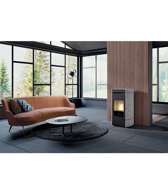 Edilkamin Edilkamin Yana 9+ EVO pelletkachel 815430 – 9,2 kW met WiFi en kanalisatie