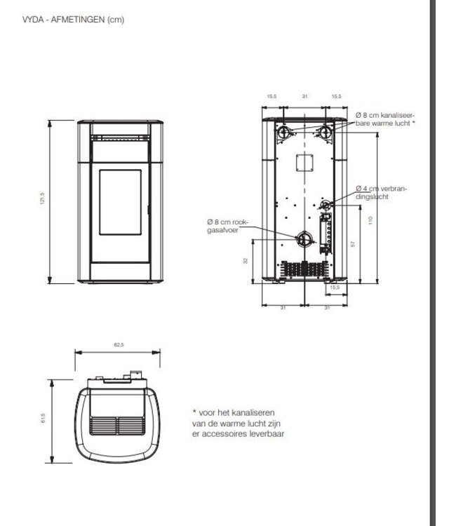 Edilkamin Vyda pelletkachel