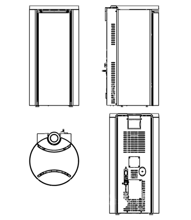 Edilkamin Celia Air Tight pelletkachel