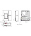 Edilkamin Edilkamin Blade 12++ EVO pelletkachel 815440 – 12,1 kW met WiFi en kanalisatie