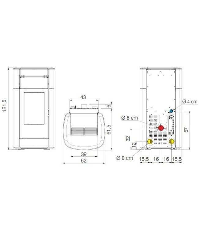 Edilkamin Vyda EVO pelletkachel