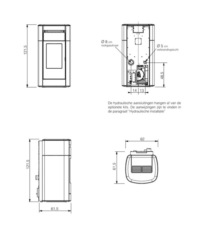 Edilkamin Vyda2 H 22 Up