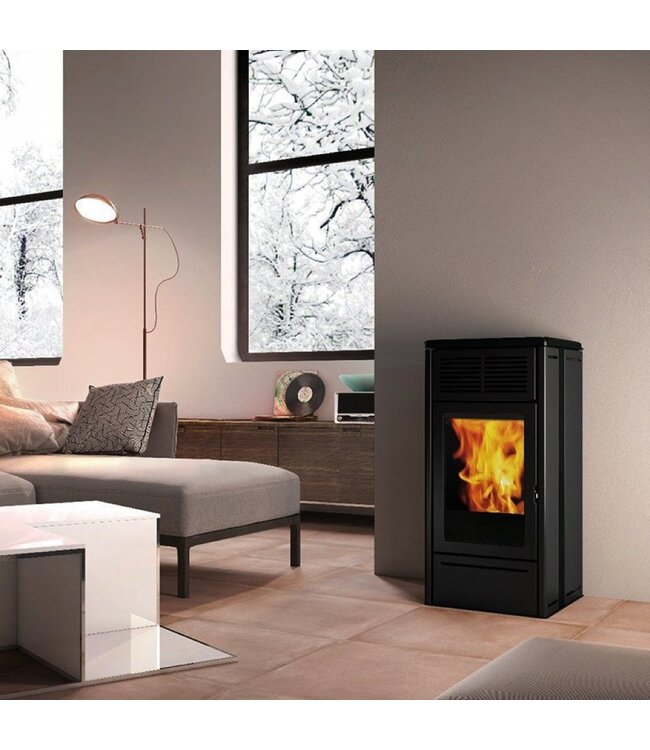 Edilkamin Edilkamin Nara 7 EVO pelletkachel 816290 – 6,9 kW met WiFi en keramiek
