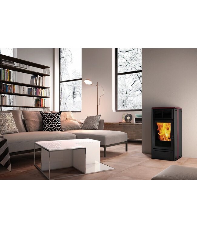 Edilkamin Edilkamin Nara 7 EVO pelletkachel 816290 – 6,9 kW met WiFi en keramiek