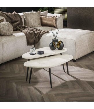 Rispens Set van 2 Stone hoekvormig