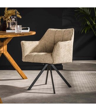 Rispens Raster draaibaar - Boucle zandkleur